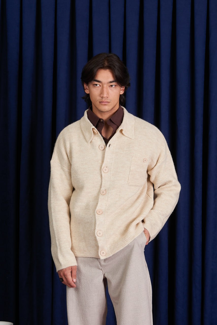 קרדיגן אוברסייז צבע בז׳