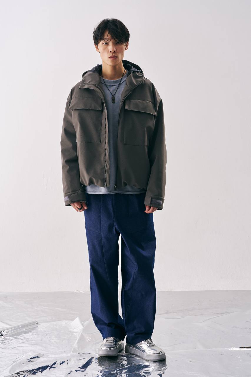 מעיל אופנה אפור