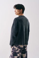 סריג אפור אוברסייז