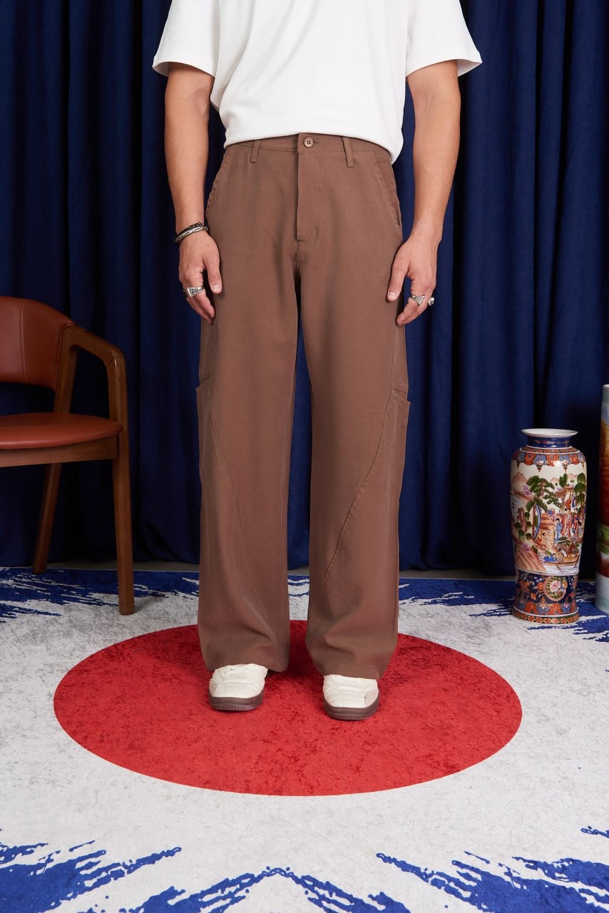 חליפת ערב כפתורים בצבע חום