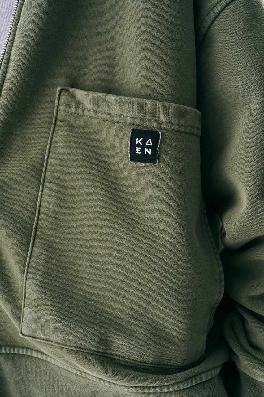 ג׳קט טרנינג ירוק