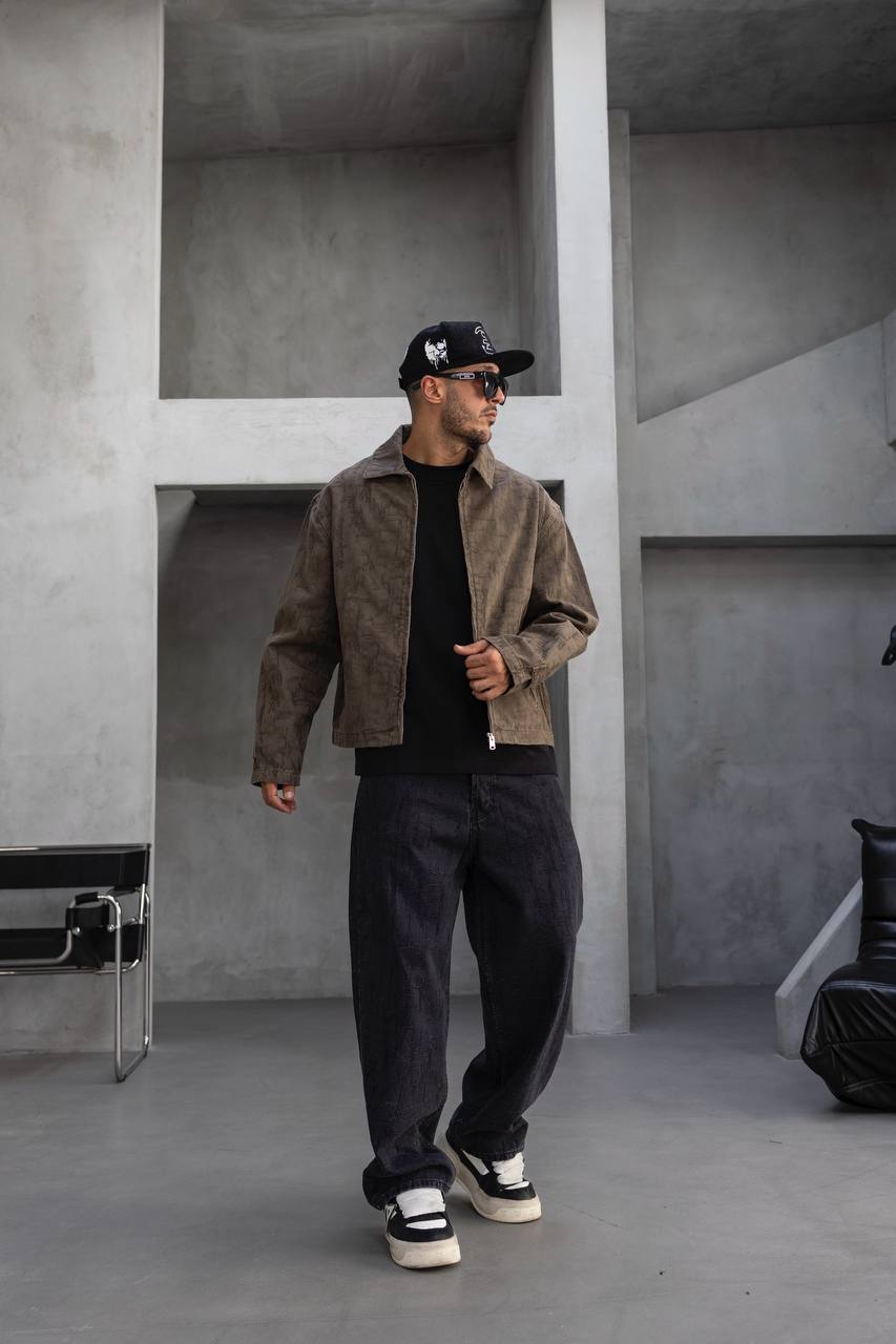 ג׳קט ערב חום