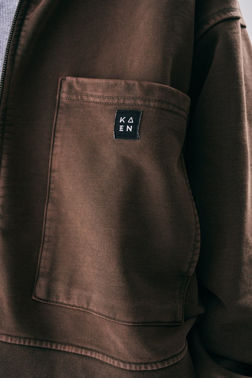 ג׳קט טרנינג חום