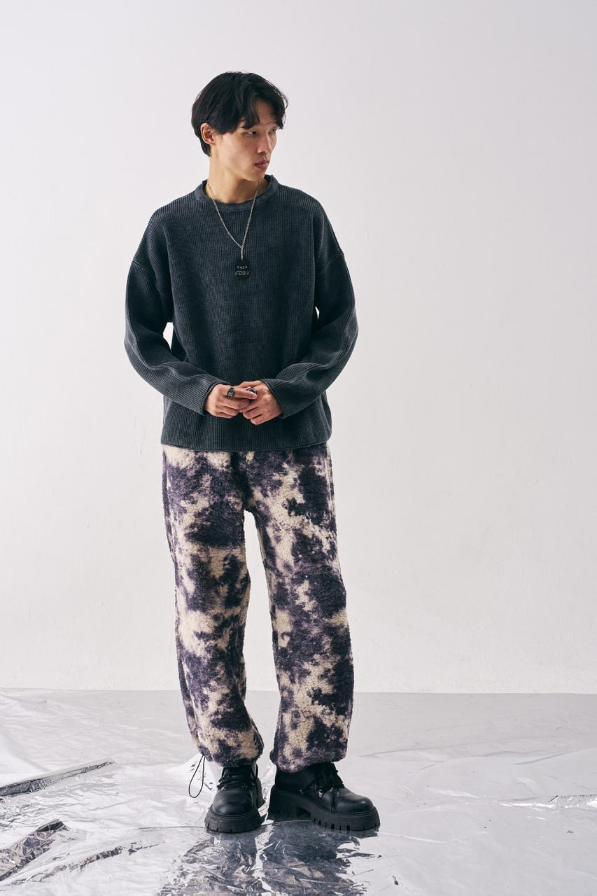 סריג אפור אוברסייז