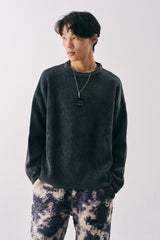 סריג אפור אוברסייז