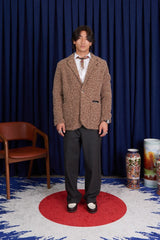 ג׳קט ערב פרוותי חום בהיר