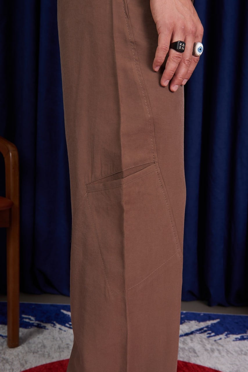 חליפת ערב כפתורים בצבע חום