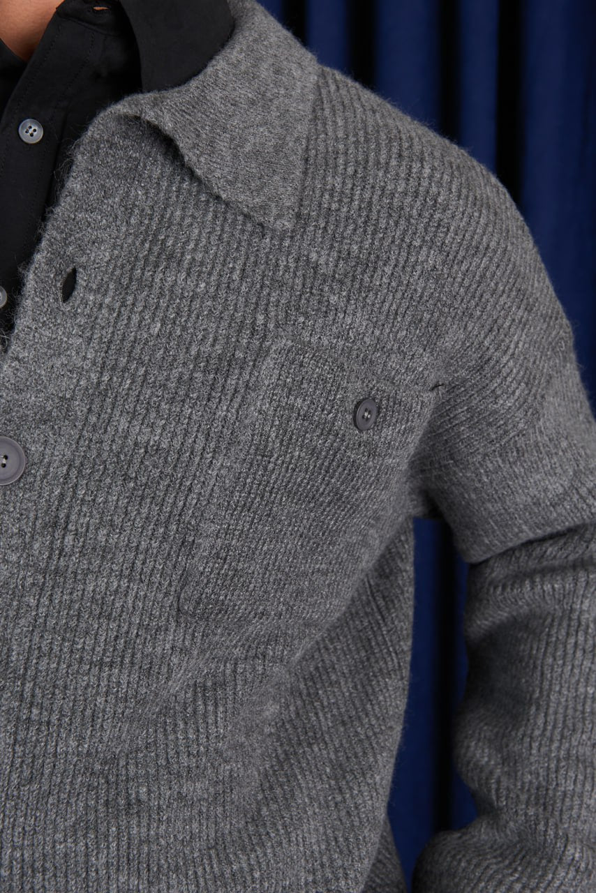 קרדיגן אובסייז אפור