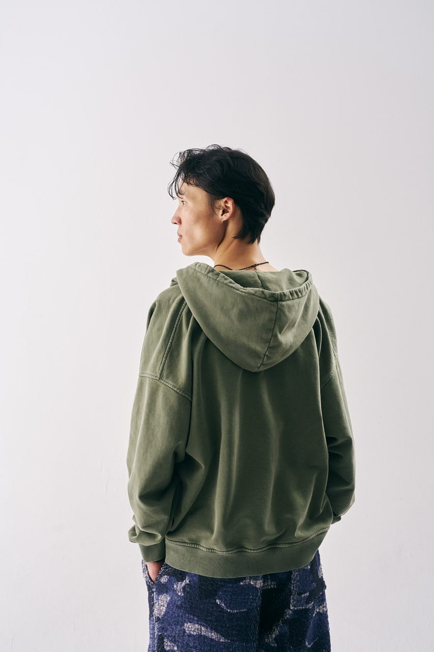 ג׳קט בד ירוק משופשף